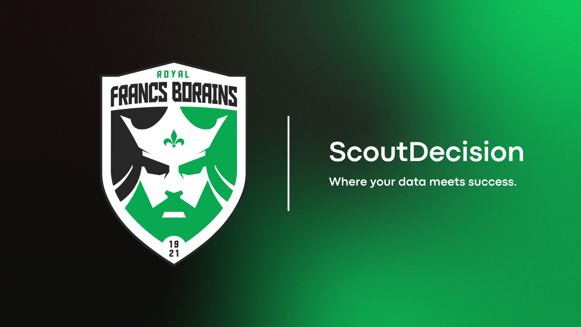 Royal Francs Borains satsar på innovation med ScoutDecision