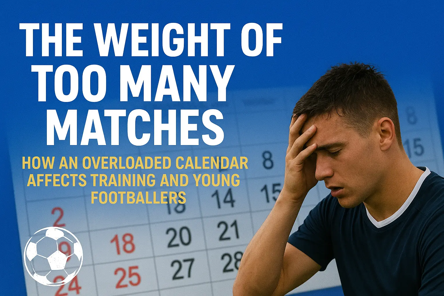 Il peso di troppe partite: come un calendario sovraccarico influisce sull’allenamento e sui giovani calciatori